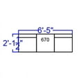 thumbnail image 2 of HERCULES Alon Series Black LeatherSoft Reception Configuration, 3 Pieces, 2 of 2