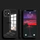 thumbnail image 1 of [Envío 24 Horas] Funda De Teléfono De Vidrio De Borde Recto Macaron Para iphone 11 12 14 Pro Max 14Plus Silicona Suave Templado Para Cubierta Completa, 1 of 4