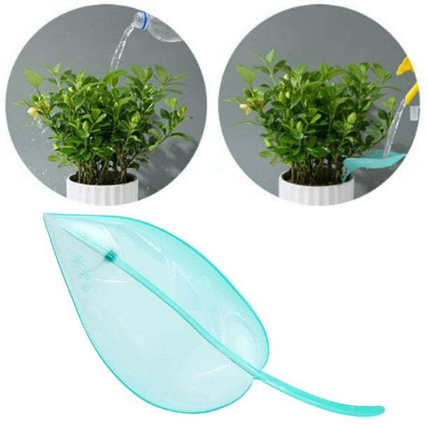 Embudo de riego para maceta Uds., forma para bonsái de interior y exterior, dispositivos de riego, decoración, de riego para , Azul DYNWAVEMX Embudo de riego de plantas