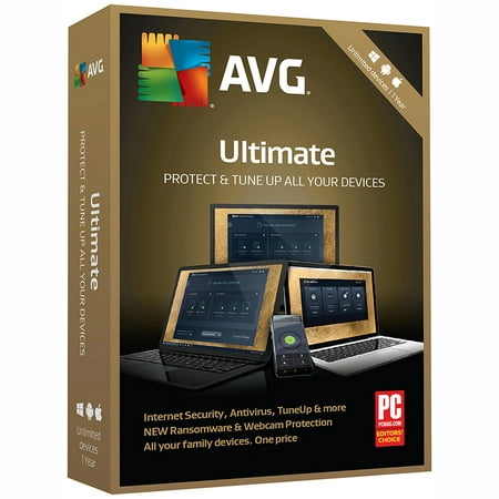 AVG Ultimate 2018, Unlimited, 1 Year