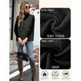 thumbnail image 6 of Ounisa Womens Fuzzy Fleece Vest Sleeveless Button Down Fall Sherpa Jacket Winter Warm Old Money Outerwear with Pockets, 6 of 6