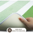thumbnail image 4 of Bathroom Rug 32x20, Soft Absorbent Microfiber Bath Rug, Non-Slip Quick Dry Bath Carpet, Machine Washable Bathroom Accessories, Floor Décor Bathmat for Bathroom, Tub and Shower, Sage Green Stripes, 4 of 6