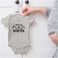thumbnail image 5 of Don't Mess With Me Daddy's A Hunter Bodysuit Jumper Girls Infant Baby Brisco Brands NB, 5 of 6