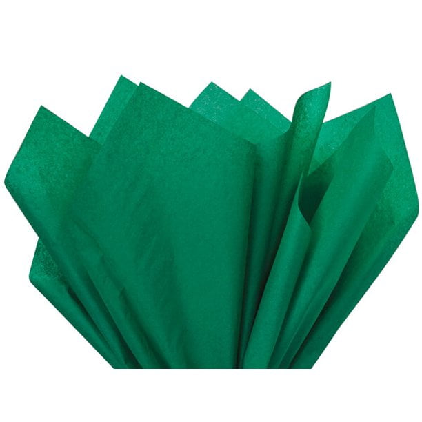Emerald Green Tissue Paper Squares, Bulk 480 Sheets, A1 Bakery Supplies