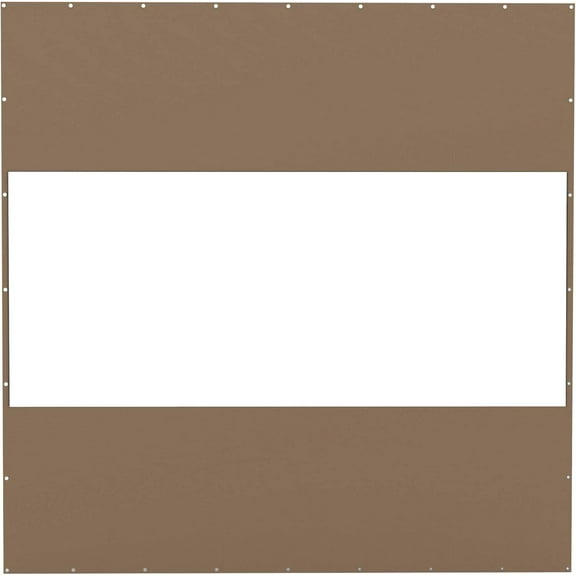 Garden Accessories Heavy Duty Outdoor Clear Panel Curtain, 18 oz Waterproof PVC Polyester Curtain, Weather Resistant & Tearproof for Patios, Gazebos, Pergolas, Privacy Screen (10'H x 10'W, Brown),Out