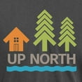 thumbnail image 3 of CafePress - Up North T Shirt - Mens Comfort Colors Shirt, 3 of 5