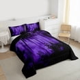 thumbnail image 3 of Feelyou Woodland Botanical Bedding Comforter Set for Adult, Purple Tree Plant Twin Comforter Sets, Rustic Farmhouse Reversible Bedding Set, Luxury Bedroom Decor, 2pcs, 3 of 8