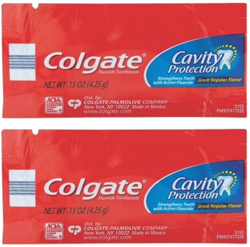 Effective Cavity Protection Travel Toothpaste Regular Mint Flavored