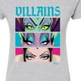 thumbnail image 3 of Disney Villains - Villains Stacked - Juniors Fitted Graphic T-Shirt, 3 of 5