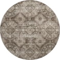 thumbnail image 2 of Addison Rugs Mayfield Premium Machine Washable Transitional Panel Chocolate Round Rug, 8' x 8', 2 of 6
