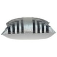 thumbnail image 4 of Parkland Collection Aantra 20x20" Geometric Faux Leather Throw Pillow in Silver, 4 of 9