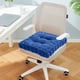 thumbnail image 5 of Alfombra de piso, almohada, de pana, silla de piso, esterilla de yoga tatami, 40x40cm, azul, 5 of 6