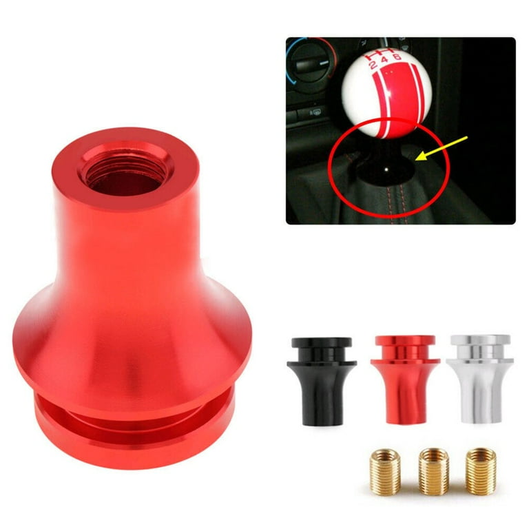 Universal M12X1.25 Thread Shift Knob Boot Retainer Adapter Manual 