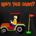 thumbnail image 3 of CafePress - Who's Your Caddy?! Women's V Neck Dark T Shirt - Women's V-Neck Dark T-Shirt, 3 of 4