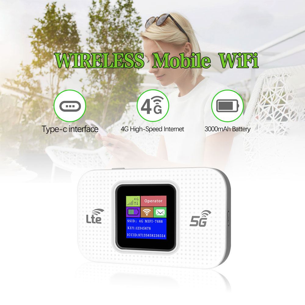 Portable Travel WiFi Router with Unlimited Satellite Internet & High Speed