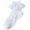 White, variant on JINMIC Toddler Baby Girls Ruffle Lace Socks Eyelet Mesh Cotton Frilly Ankle Soft Dress Kids Ice Silk Princess Socks