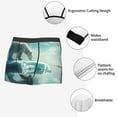 thumbnail image 6 of Daiia Polar Bear On Iceberg Men's Underwear Boxer Briefs, Cotton Stretch Moisture-Wicking Underwear-XX-Large, 6 of 9