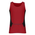 thumbnail image 4 of pstuiky Camisetas sin mangas para hombre, Camiseta ajustada de cuello redondo sin mangas de color liso para hombre Camisas de hombre xl, 4 of 6