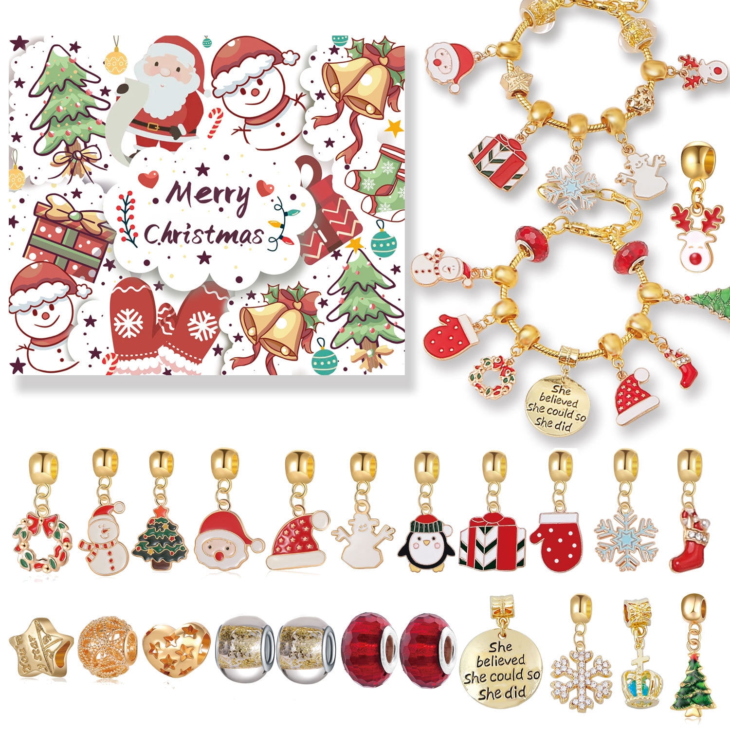 Bracelet Charm Advent Calendar Valma Martica Bracelet Charm Advent Calendar Valma Martica