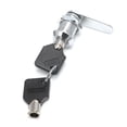thumbnail image 1 of 101-25mm Cerradura de leva Tubular para cajón, para puerta, buzón, armario, armario con 2 llaves, 16-30mm, 1 of 5