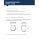 thumbnail image 4 of Asiento elevado para inodoro Drive Medical 12066 Premium, color blanco, 4 of 4