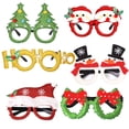thumbnail image 2 of Decoraciones navideñas, juguetes para niños y adultos, gafas de asta de muñeco de nieve de Papá Noel, gafas decoradas de Navidad para vacaciones, 2 of 4