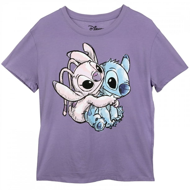 Disney Stitch et Angel Doodle Hug T-shirt pour enfant 
