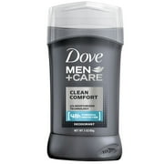 Dove Men Care Powerful Protection Deodorant, Clean Comfort - 3 Oz, 2 Pack