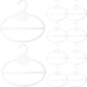 thumbnail image 2 of 10 Uds. Organizador colgante para bufandas, colgador multifuncional, colgador de corbatas, cinturón, colgador para chales, 2 of 4