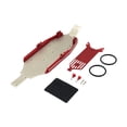 thumbnail image 1 of Chasis de aluminio para coche RC 244016, accesorios, bricolaje, modificación, placa inferior CNC Rojo, 1 of 9