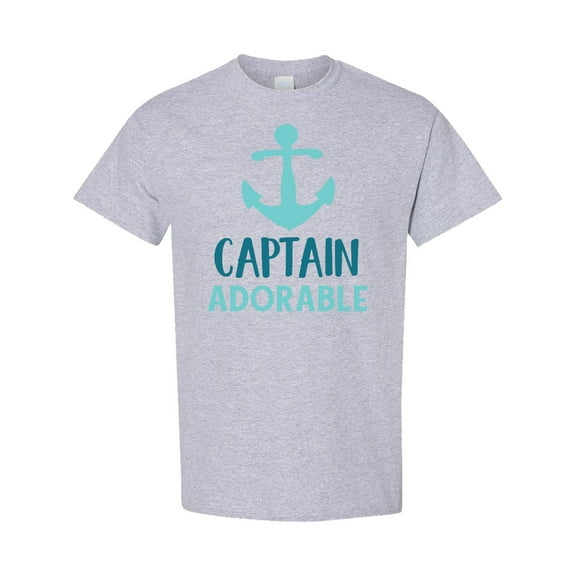 Inktastic Captain Adorable, Boat Anchor, Sailor, Sailing T-Shirt