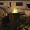 thumbnail image 5 of GAZEBETER 18" Propane Fire Pit Table,Outside 55000 BTU Outdoor Rattan & Wicker Gas Fire Pit Table for Patio,Garden,Party and Camping, 5 of 9
