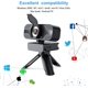 thumbnail image 4 of Cámara web con micrófono para escritorio, cámaras de computadora USB HD 1080P con cubierta de privacidad y trípode para cámara web, cámara web de transmisión con cámara web flexible de gran, 4 of 5