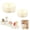 #D, variant on Paper Buffet Table Risers with Acrylic Cover Plate, Food Display Stand for Dessert Table, Party and Catering Decor