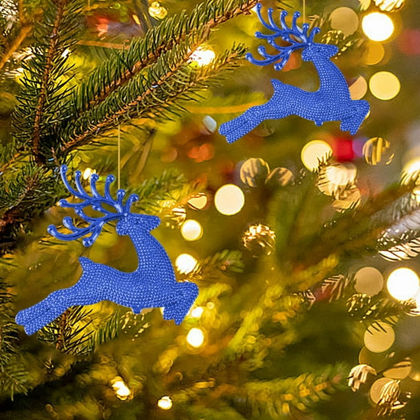 XWSHYW Adornos Colgantes Lindos Adornos Colgantes para Árbol de Navidad Dorados para Decoración Del Hogar y Fiestas