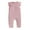 Pink, variant on LUOGENLI Autumn Baptism Outfits for Boys Shorts Baby Boy Girl Solid Romper Ruffle Short Sleeve Jumpsuits Clothes Boys Outfits 5T Baptism Outfits for Boys Summer Toddler 0-3 Months