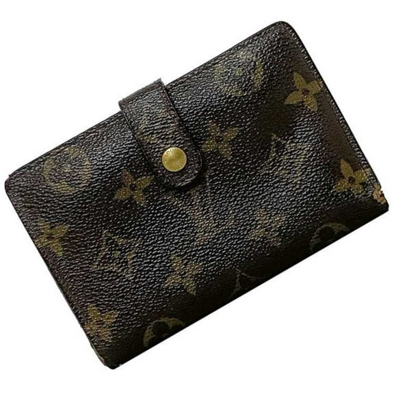 Pre-Owned Louis Vuitton Bi-fold Wallet ec-22262 Brown Monogram M61663 Canvas MI1001... (Good)
