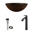 thumbnail image 3 of Vigo Vgt504 16-1/2" Glass Bathroom Vessel Sink - Bronze, 3 of 10