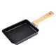 thumbnail image 1 of Sartén japonesa para tortillas con mango de roble, fondo antiadherente y resistente a los arañazos. Negro 15*20, 1 of 7
