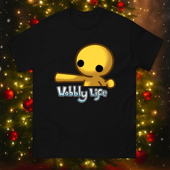 Wobbly Life Birthday Celebration Funny Gamer Quote Graphic T-Shirt, up to size 5XL