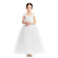 thumbnail image 6 of Ekidsbridal Sequins Off the Shoulder Flower Girl Dresses Communion Baptism Evening Formal Party Gown 322 6, 6 of 6