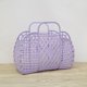thumbnail image 5 of Amzcrzy Caja De Almacenamiento De Adornos Cesta De Playa Portátil De Plástico Con Forma De Diamante Cesta Para Artículos Diversos Cesta De Almacenamiento De Baño Cesta Blanda Contenedores De Almacena, 5 of 5