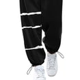thumbnail image 4 of DYMADE Women Plus Size Casual Printed High Waist Sports Jogging Wide Legs Pants, 4 of 4