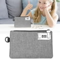 thumbnail image 2 of pdqouc 5x8 Inch Secure Storage Pouch with Lock, Sturdy Nylon Carrying Bag for Cards, Documents and Valuables, Portable Organizer for Daily and Travel Use, 2 of 9