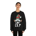 thumbnail image 3 of Cop Elf  Unisex Sweatshirt, S-2XL Christmas Holidays Elves Police Officer, 3 of 9