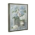 thumbnail image 3 of Stupell Country Garden Blooms Hydrangeas Botanical & Floral Painting Gray Floater Framed Art Print Wall Art, 3 of 6