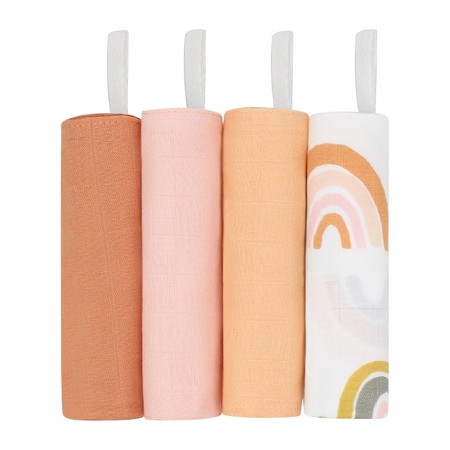 Paños De Baño Para Bebés, Paños Suaves Para Bebés, Niños Y Niñas, Toallas De Baño De Algodón De Bambú, Baberos Para Recién Nacidos 4 Uds matsuzay BA001194-01
