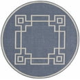 thumbnail image 6 of Hauteloom Ariton Living Room, Bedroom Patio Outdoor Area Rug - Traditional, Transitional - Navy, Taupe, White - 5'3" x 7'7", 6 of 11