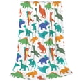 thumbnail image 2 of Sikiie Colorful Dinosaur Ultra-Soft Micro flannel Blanket Luxury All Seasons Warm Blanket for Bedding Sofa and Travel (4 sizes)-50"x40", 2 of 7