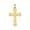 Yellow Gold, variant on 14K Yellow Gold Holy Cross Pendant -High Polished Finish - Christian Charm Pendant - Suitable Fine Jewelry for Men & Women - Perfect Gift for Birthday, Easter, Christmas & All Occasions